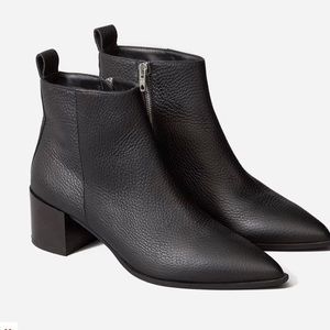 Everlane the boss boot size 8 pebbled black
